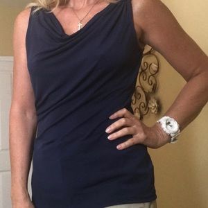 Navy Michael Kors sleeveless top